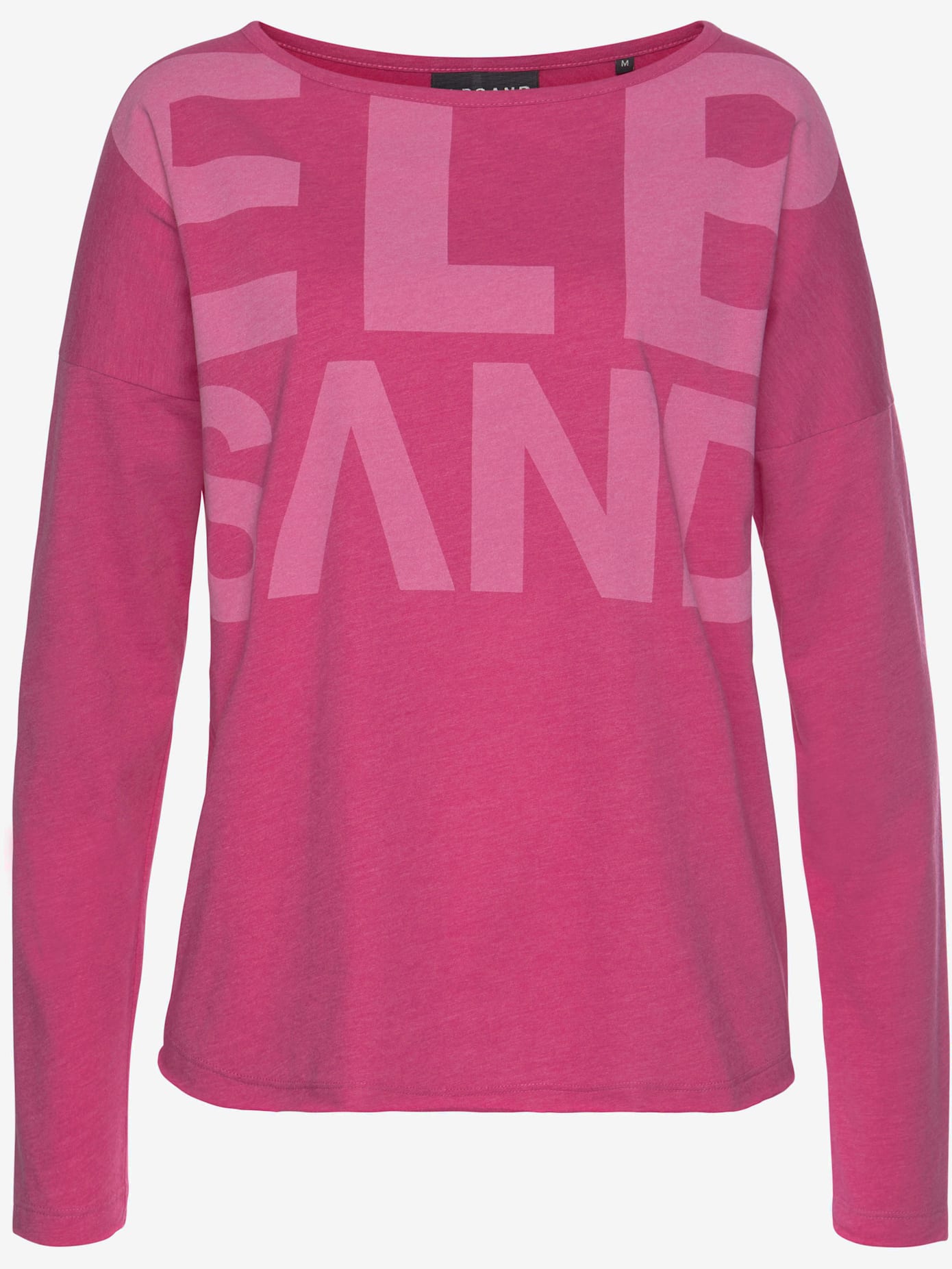 T-shirt manches longues large encolure