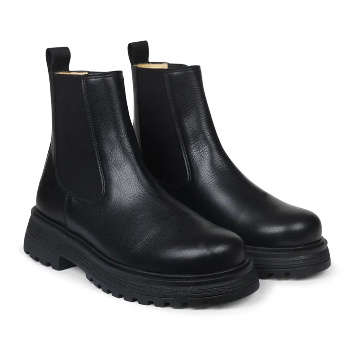 Angulus Chelsea Boots Mid | Noir