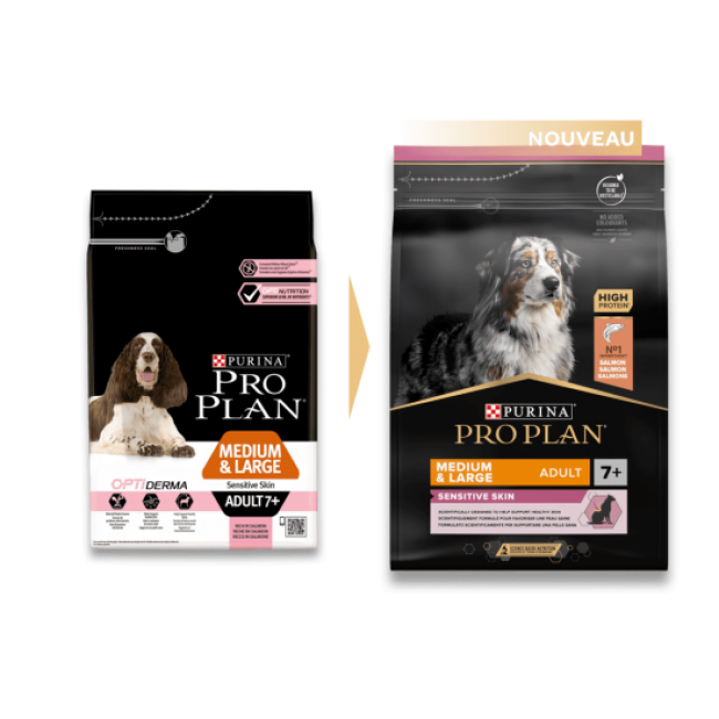 Croquettes Pro Plan Medium & Large Adult 7+ Sensitive Skin