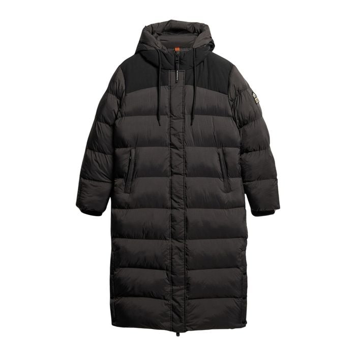 Superdry Ripstop Hooded Longline Puffer Winterjas Dames