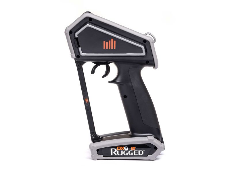 Spektrum Fernsteuerung DX6 Rugged DSMR Grau, mit SR515 Robuster 6-Kanal Sender für RC Fahrzeuge
