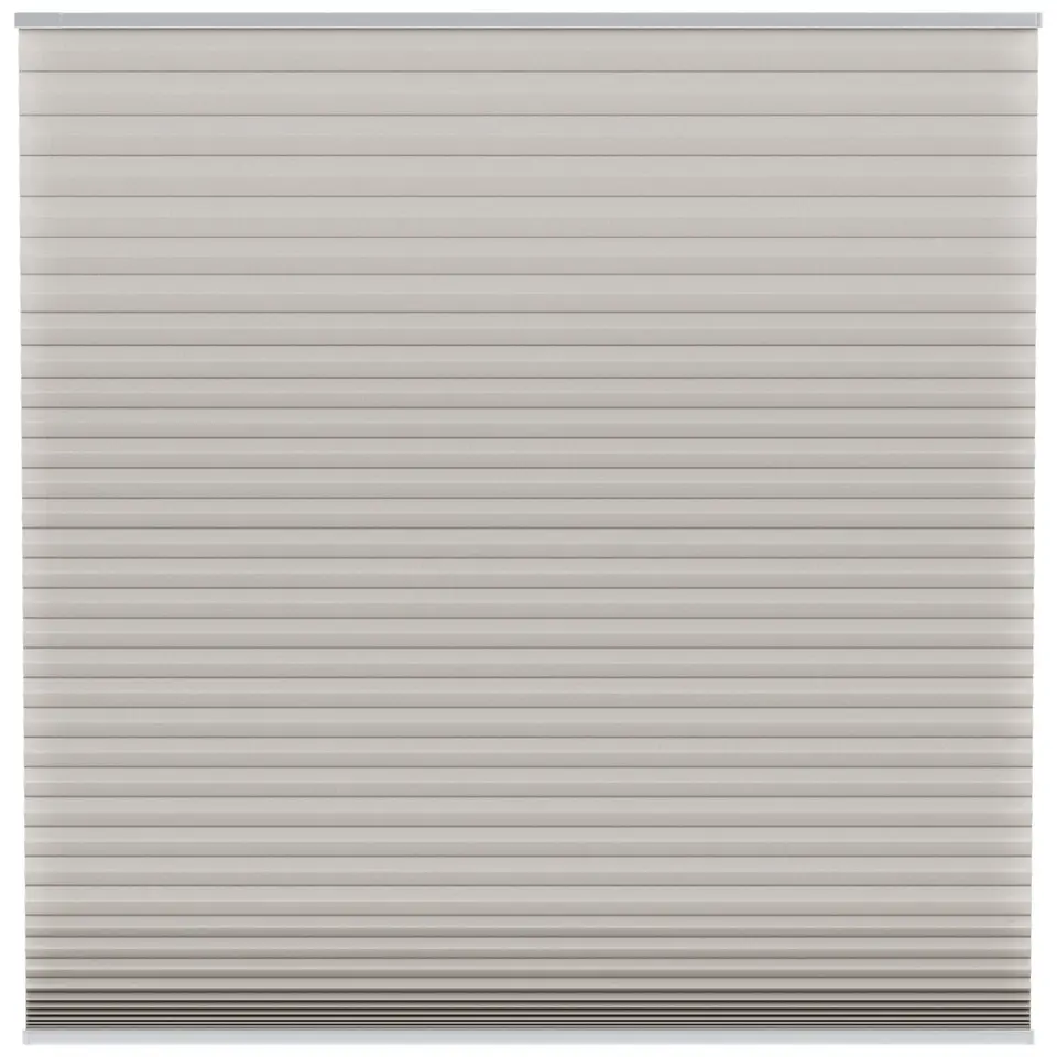 Fenstr plisségordijn Montreal dubbel 25mm lichtdoorlatend - taupe (30019)