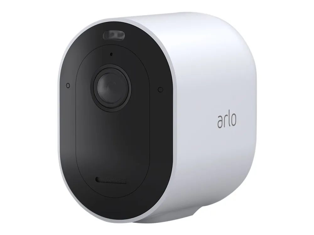 Arlo Pro 4 - Netværksovervågningskamera - udendørs, indendørs - vejrbestandig - farve (Dag/nat) - 4 MP - 2560 x 1440 - audio - trådløs - WiFi - USB 2.0 - H.264, H.265 - DC 5 V