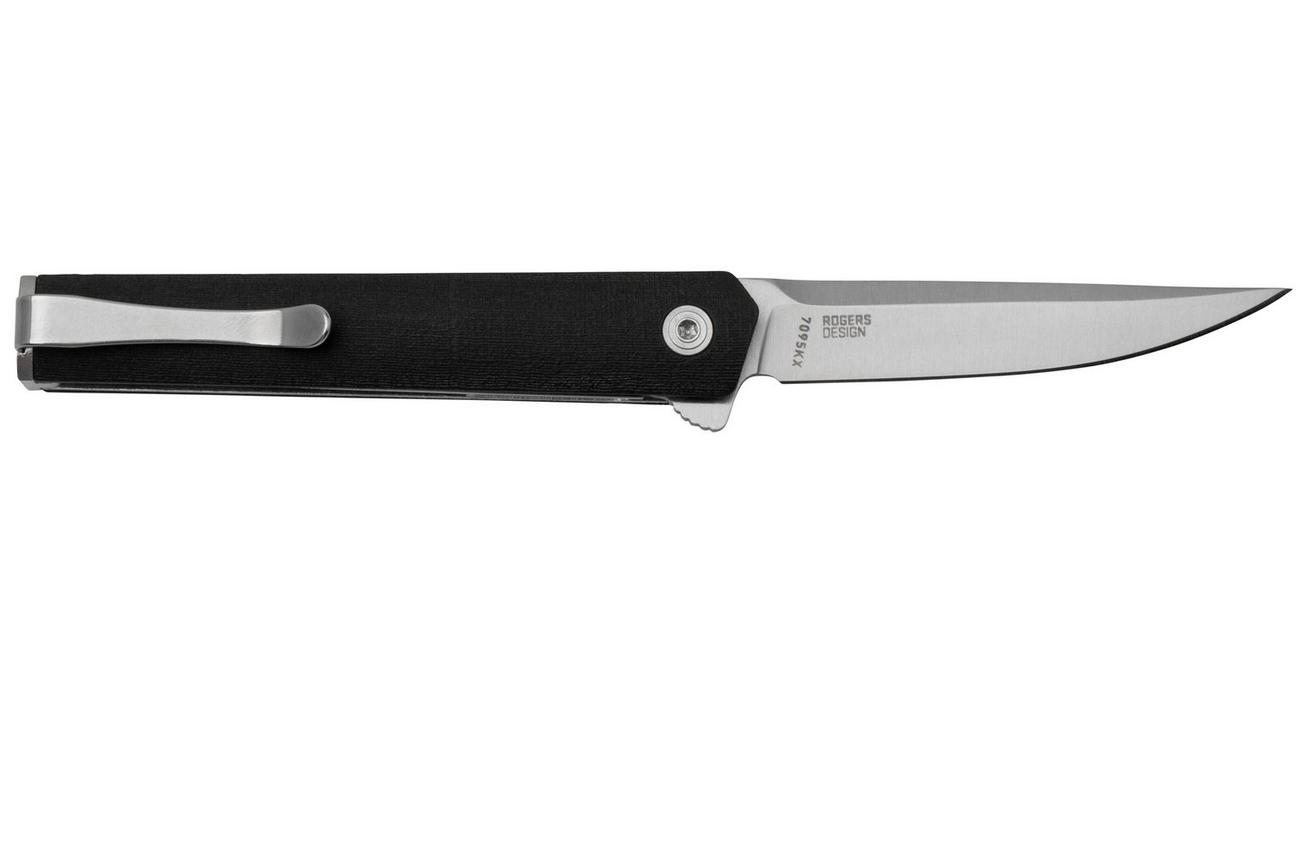 CRKT CEO Compact Flipper Black 7095KX zakmes, Richard Rogers design