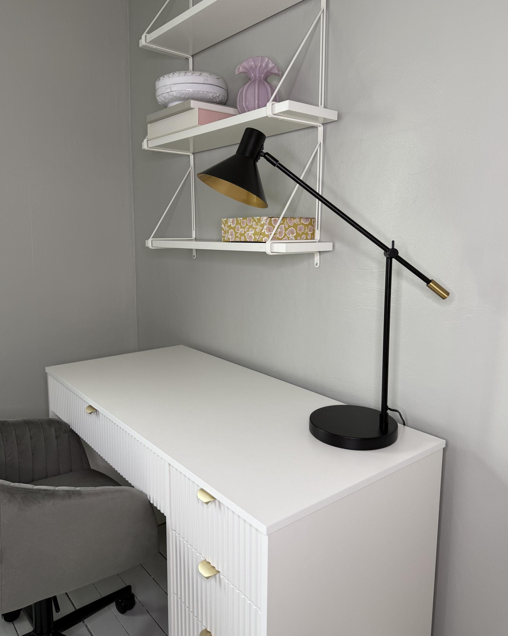 Bureaulamp PINKEEN Metaal Zwart