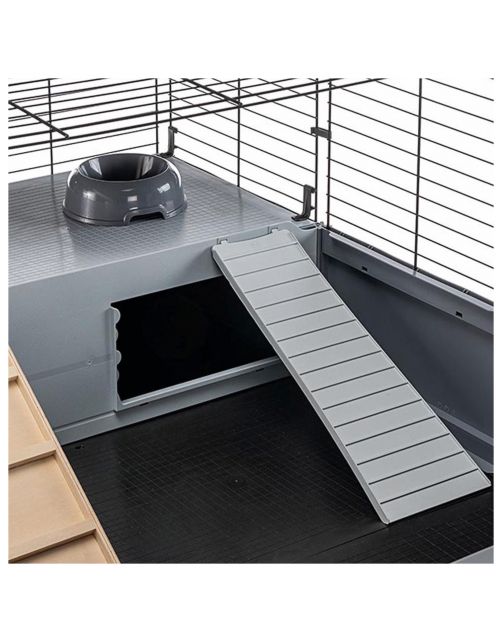 Ferplast Multipla Roof Extension - Dierenverblijf - 37x72x50 cm Grijs