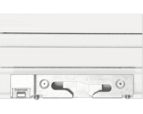 ARON Ternum aluminium raam RAL 9016 verkeerswit, 2-vleugelig (kiep-draai) met vaste tussenstijl, 1400x700 mm, DIN links; DIN rechts