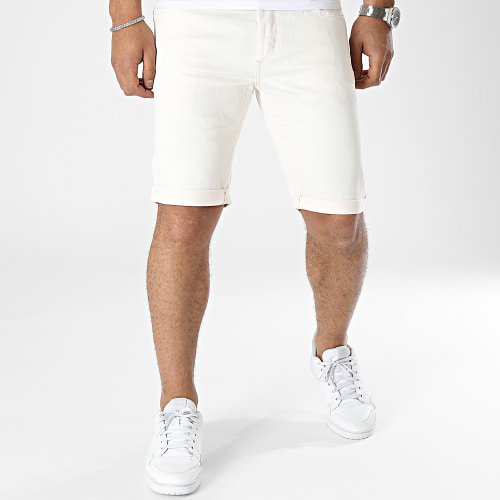 Short Jean Slim 10049733 Beige Clair