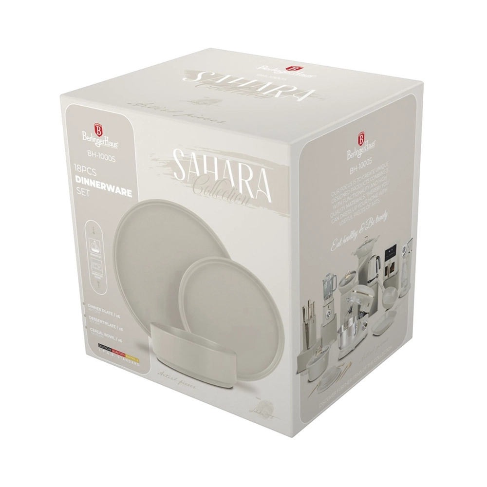 Berlinger Haus 18-teiliges Tellerset Sahara Collection