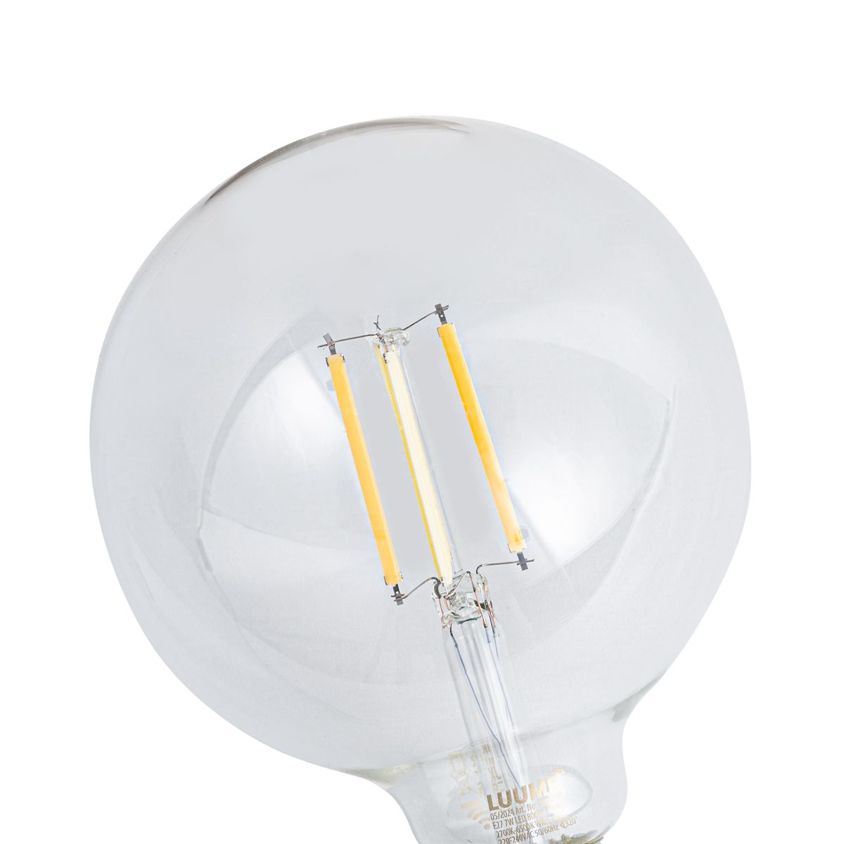Smart E27 dimbare LED lamp G125 helder 7W 806 lm 2700-6500K