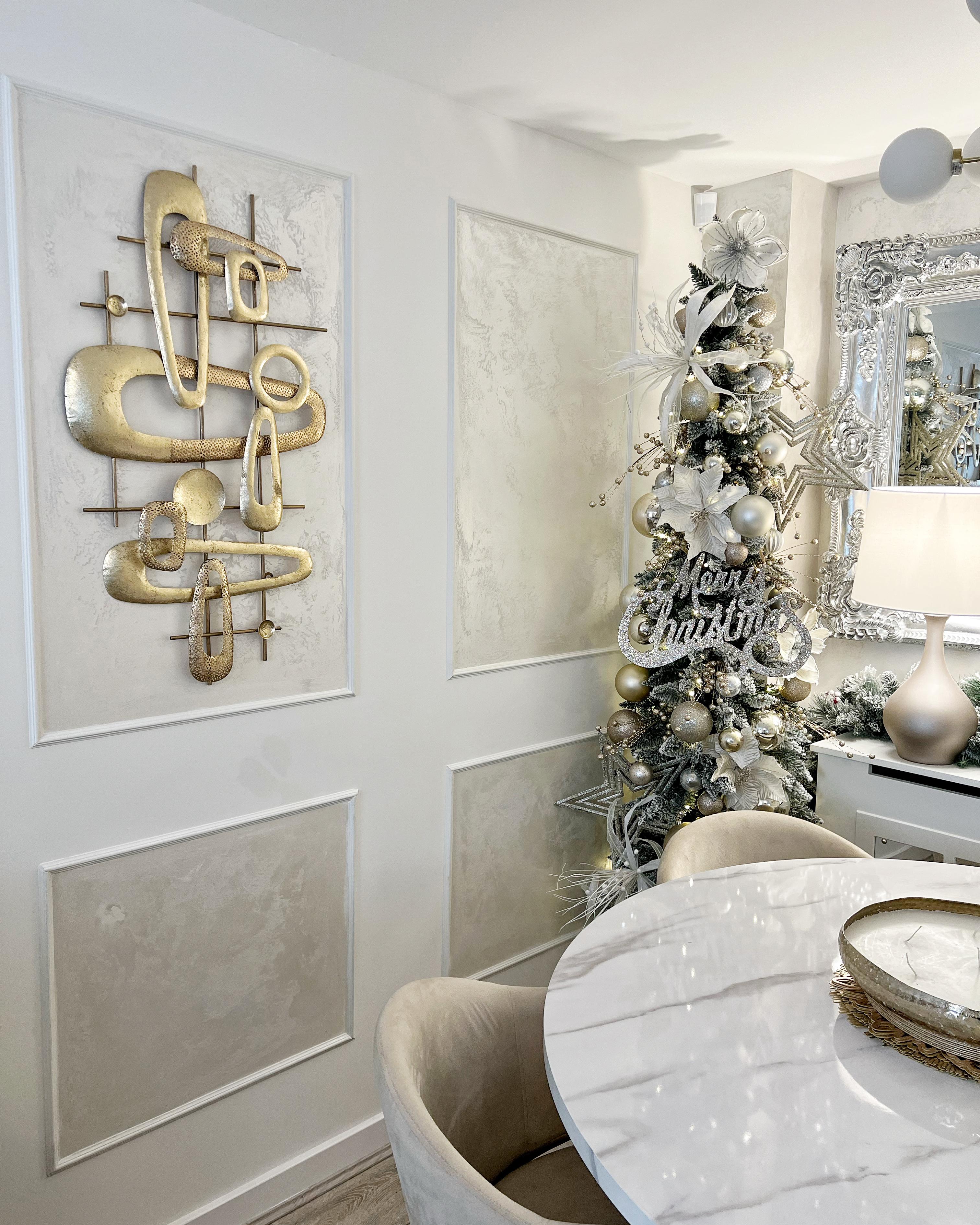 Wanddecoratie MANGANESE Metaal 50 cm Goud