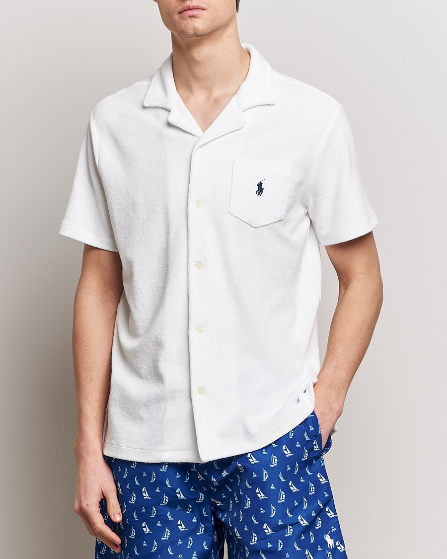 Polo Ralph Lauren Cotton Terry Short Sleeve White
