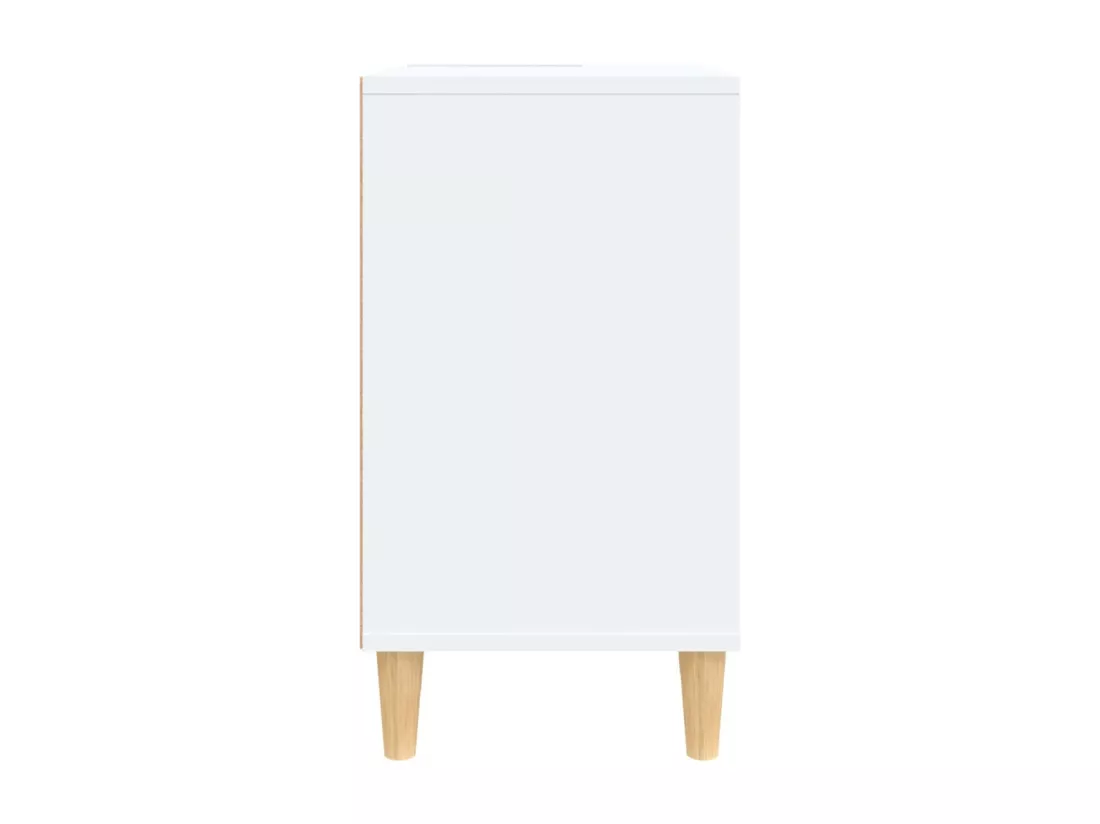 Meuble d'évier blanc 80x33x60 cm bois d'ingénierie