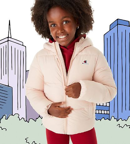 Champion Daunenjacke mit Steppjacke - Pink