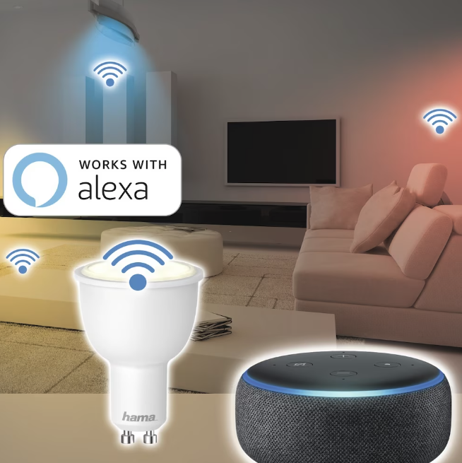 WLAN LED Lampe Dimmbare WiFi Glühbirne mit App Steuerung für iOS/Android GU10 / 5.5W (176585) - Warmweiss / Tageslicht