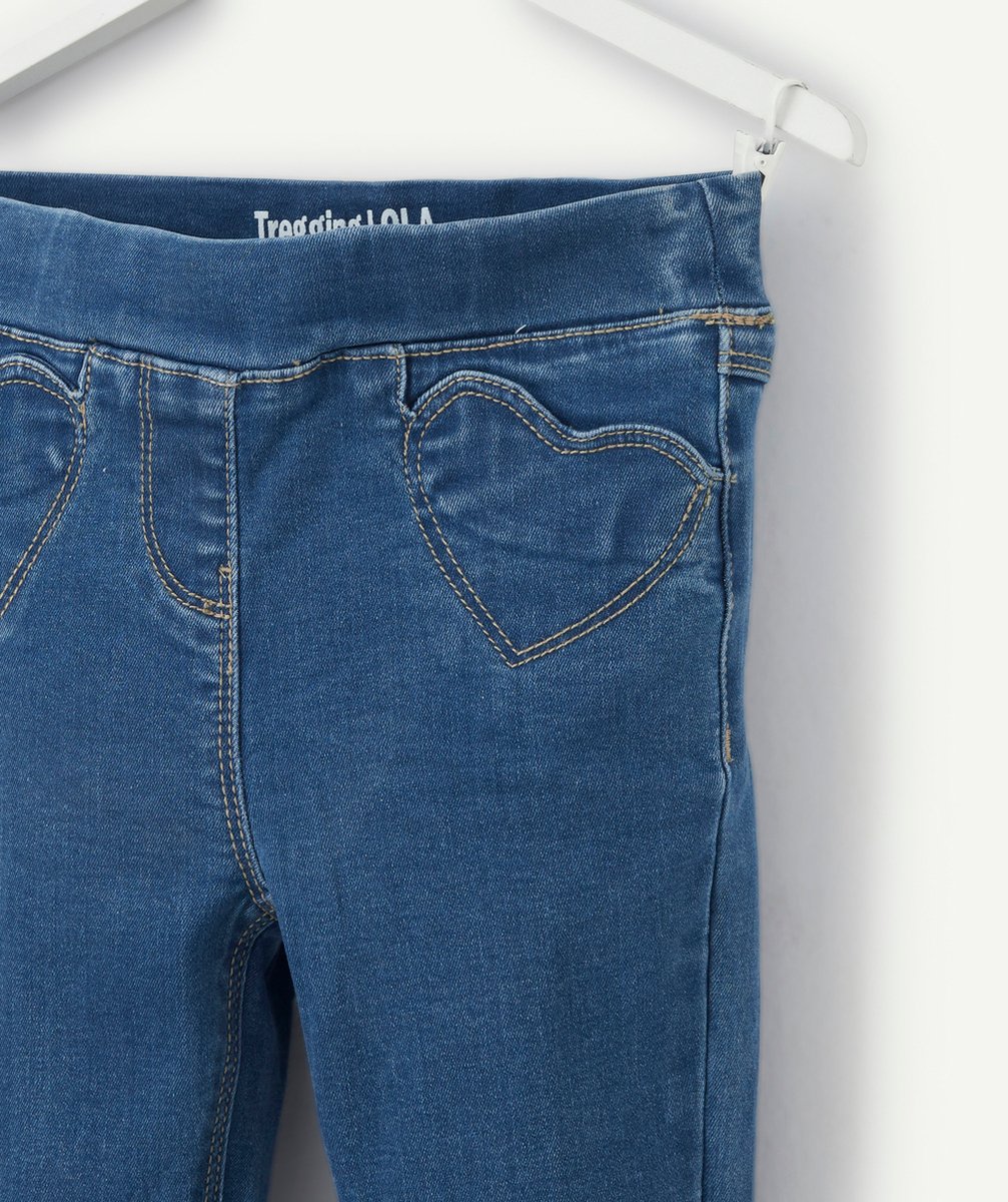 LOLA LE TREGGING FILLE EN DENIM BRUT LOW IMPACT