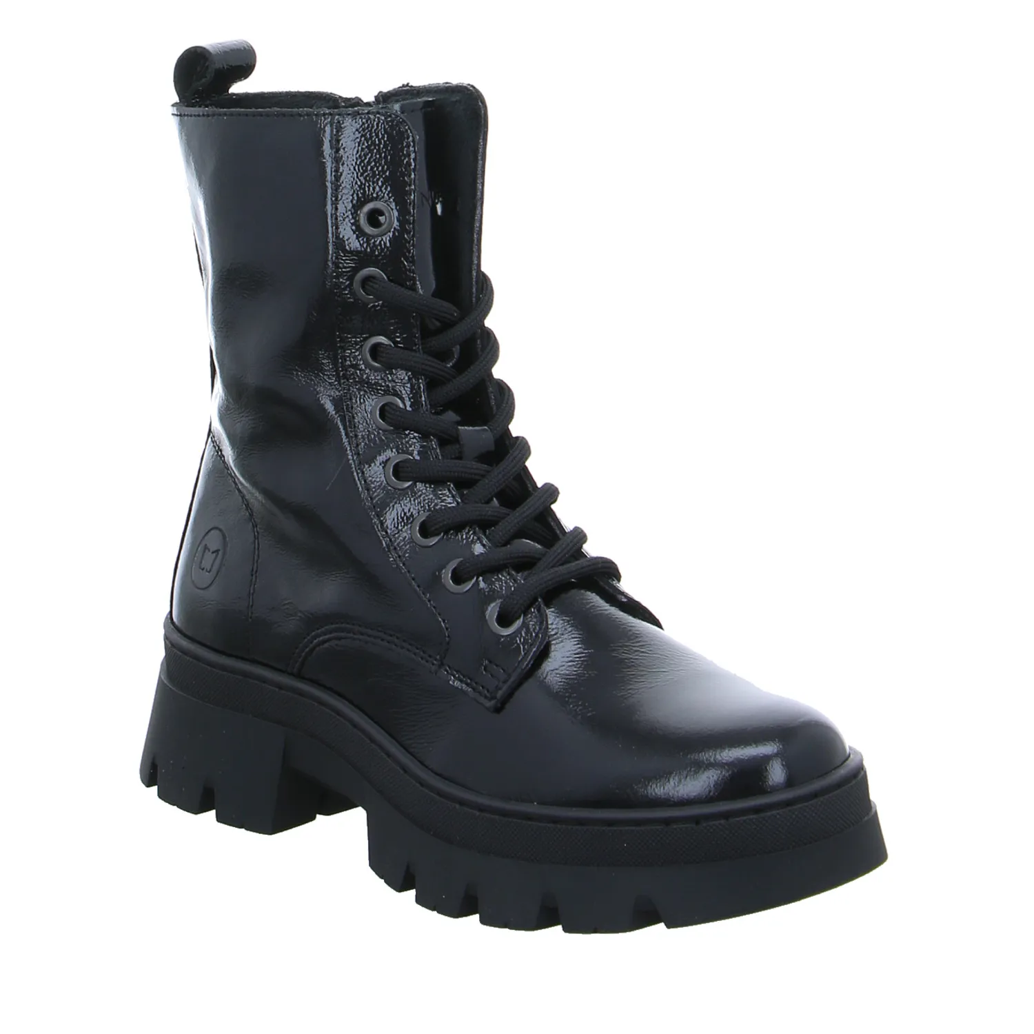 SCHUHENGEL Boot Schwarz Leder