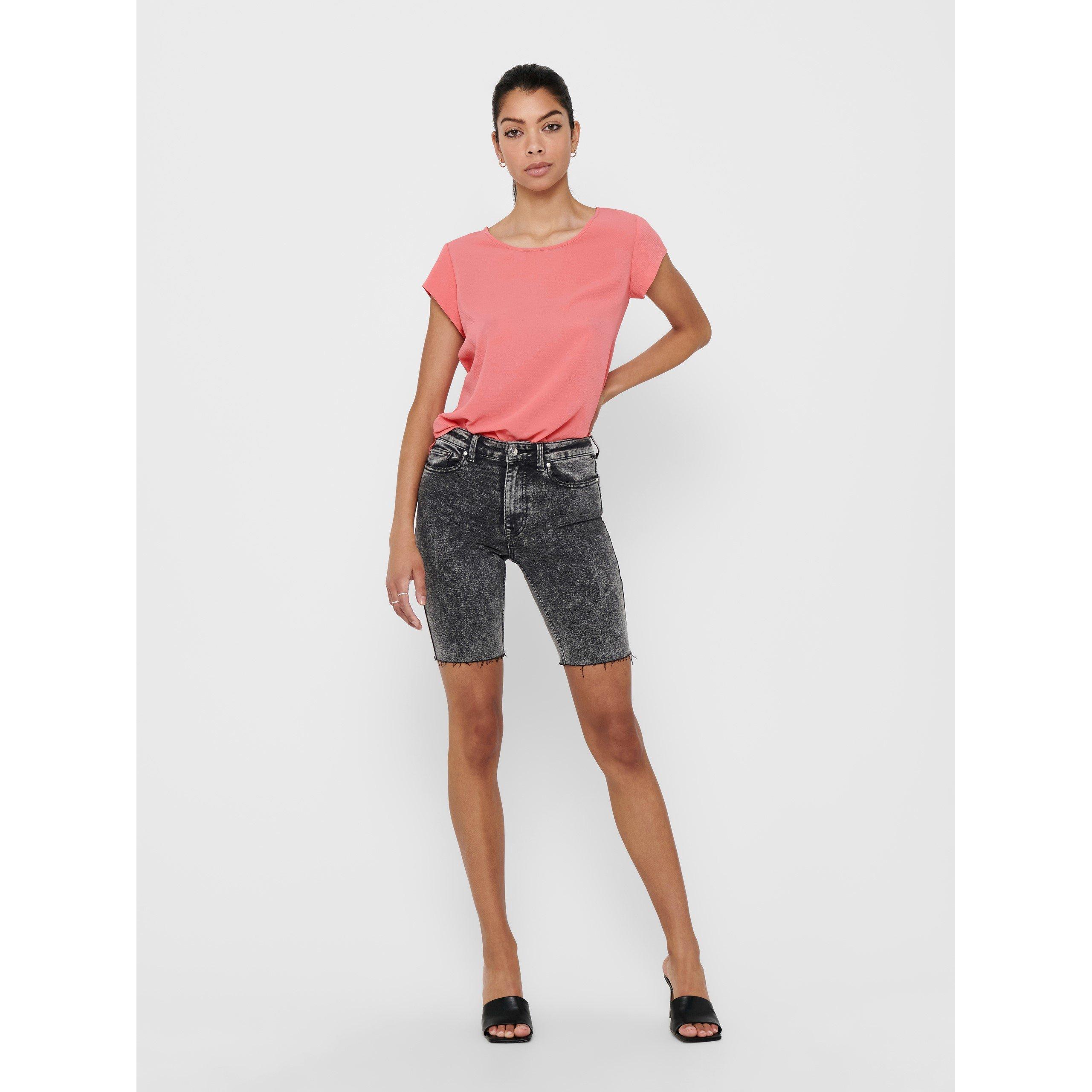 Only Vic Short Sleeve Solid T Shirt