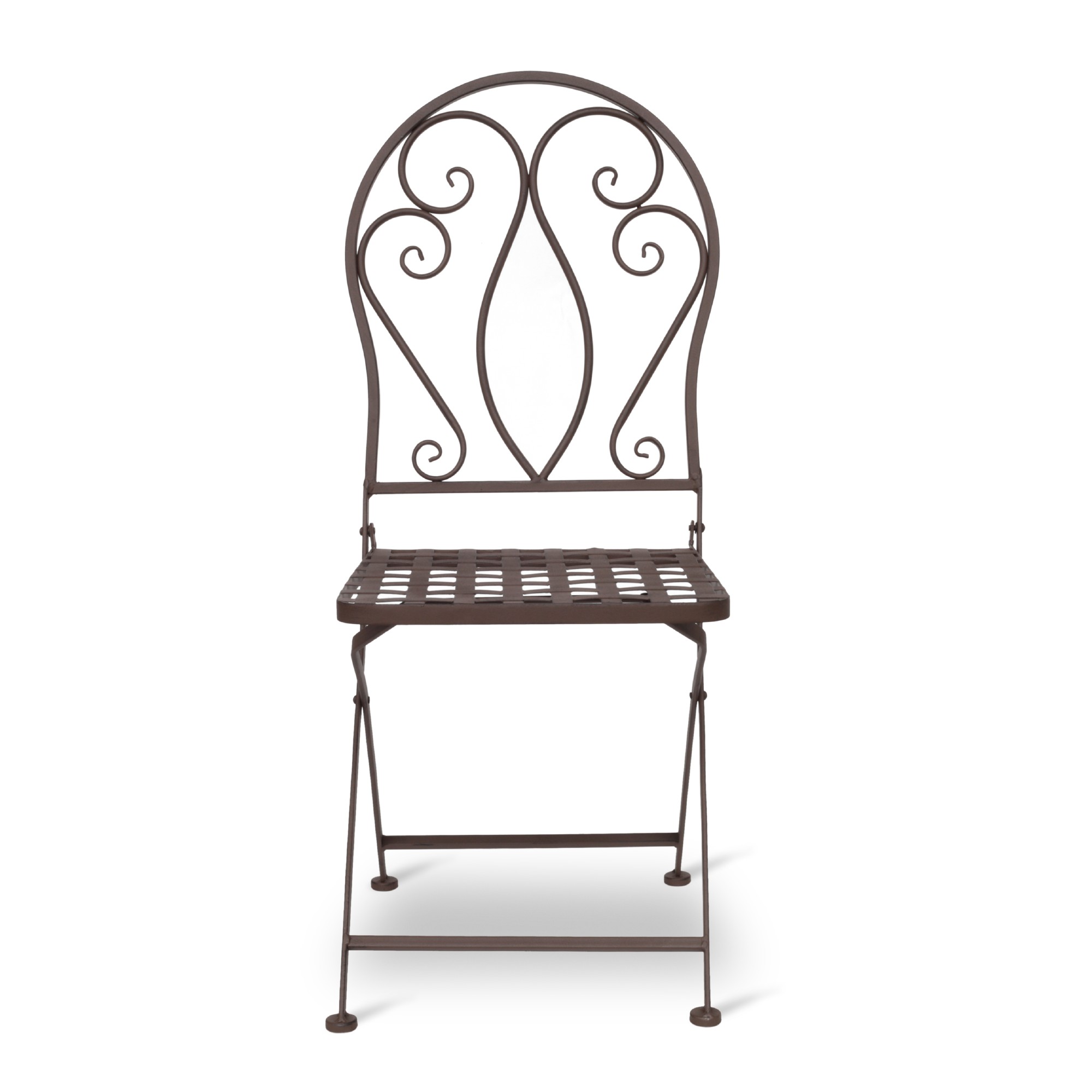 Stuhl 'Versailles' aus Eisen, braun, B 37 cm, H 94 cm, L 38 cm günstig bestellen