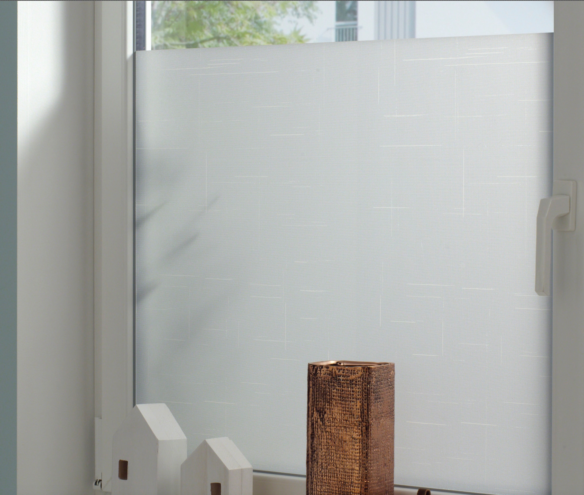 GARDINIA Fensterfolie »Textile 75« 1 Stk. blickdicht statisch haftend 95% UV-Schutz