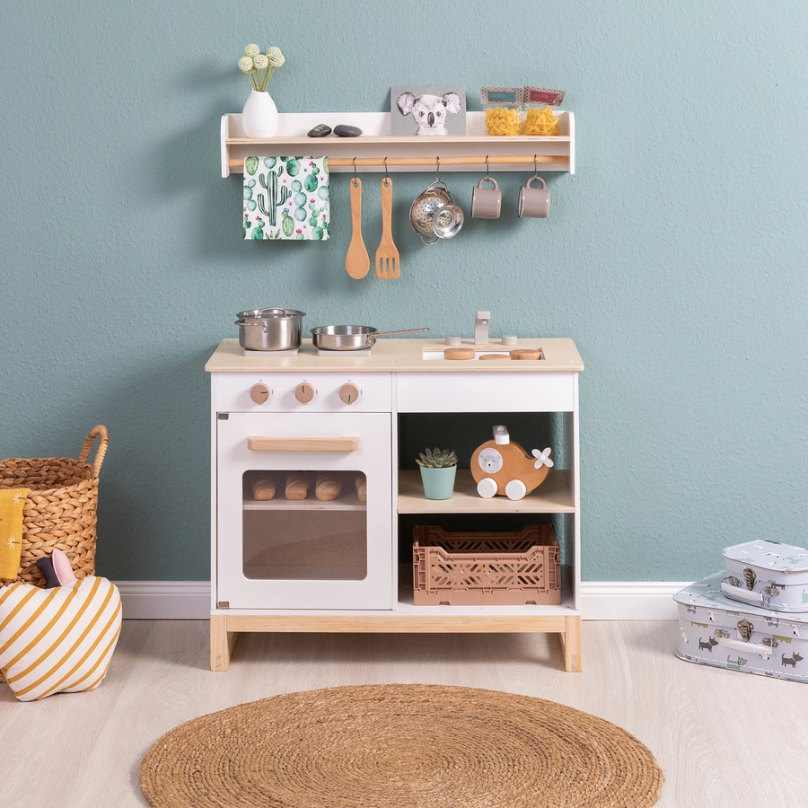 MUSTERKIND® Spielküche Magnolia, weißnatur