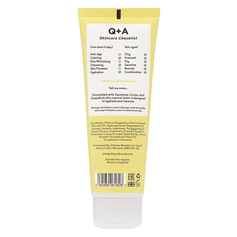 Q+A Grapefruit Cleansing Balm 125ml