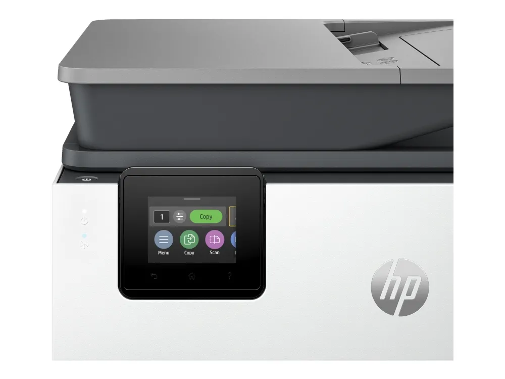 HP Officejet Pro 9122e All-in-One - Multifunktionsprinter - farve - blækprinter - Legal (216 x 356 mm) (original) - A4/Legal (medie) - op til 21 spm (kopiering) - op til 22 spm (udskriver) - 250 ark - 33.6 Kbps - Wi-Fi(ac), LAN, USB 2.0, USB 2.0 vært