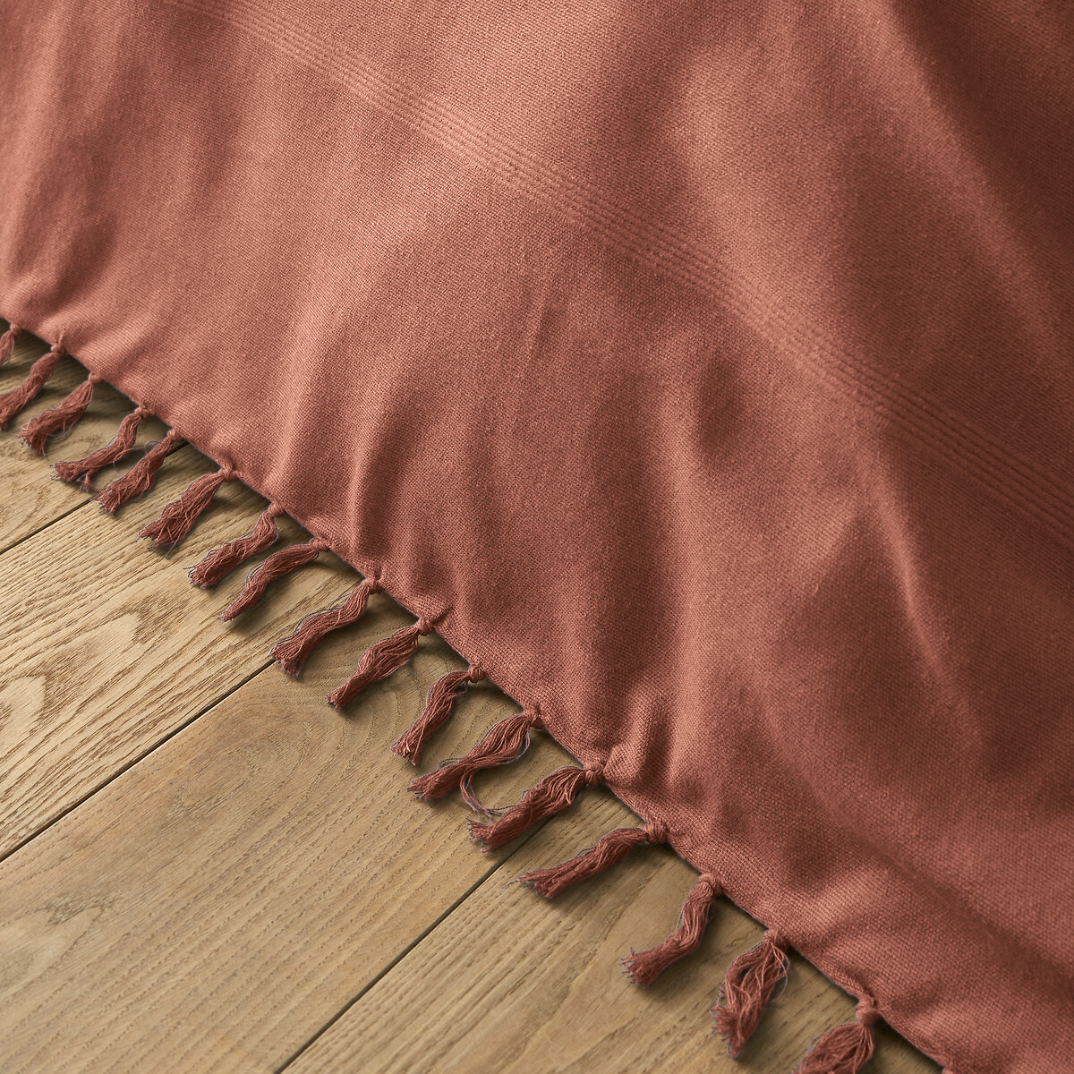 LA REDOUTE INTERIEURS<br>Colcha de algodão com franjas, Nedo