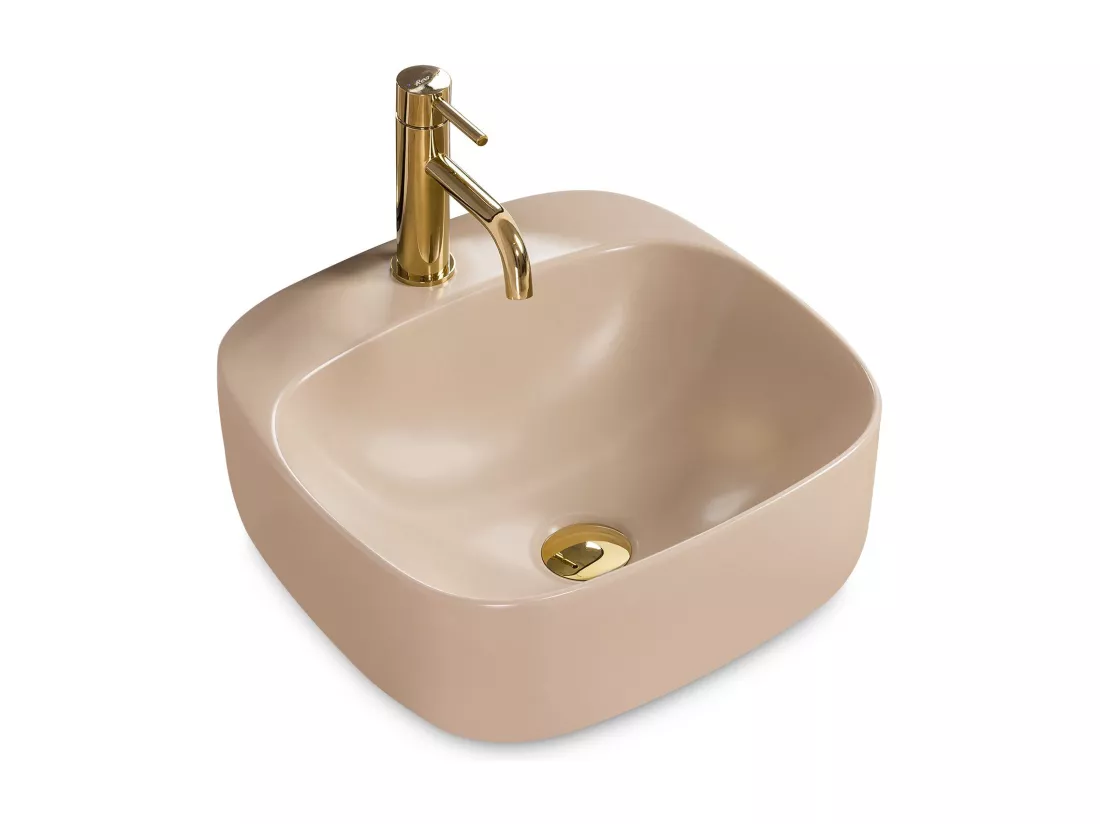 Vasque À Poser Rea Luiza 42 Beige