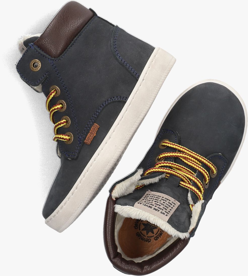 DEVELAB blauwe develab hoge sneaker 41855