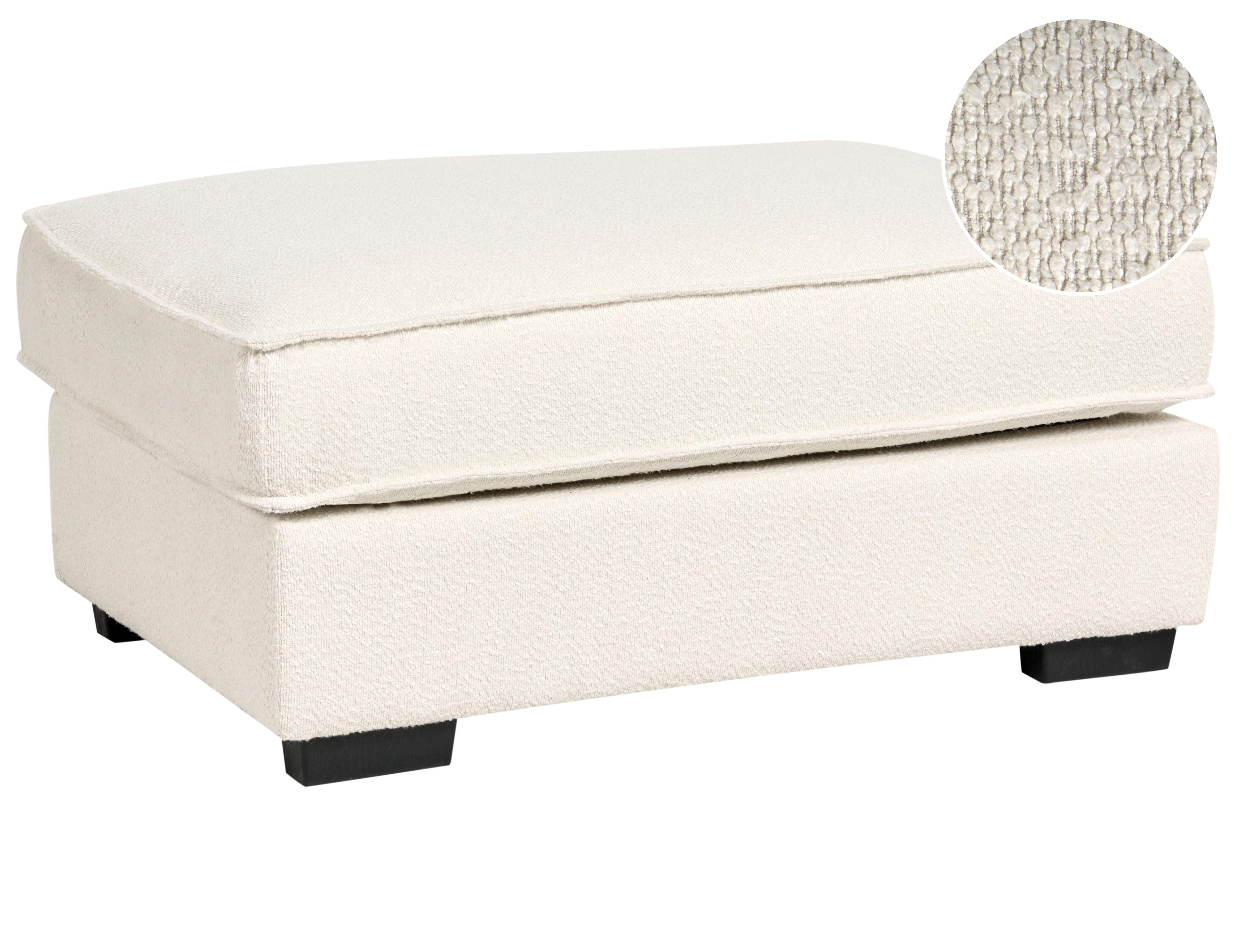 Ottomaan KOLDING Bouclé Lichtbeige