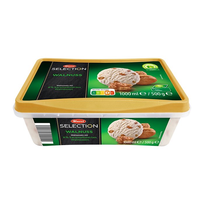 MUCCI Eisschale 1 l, Walnuss