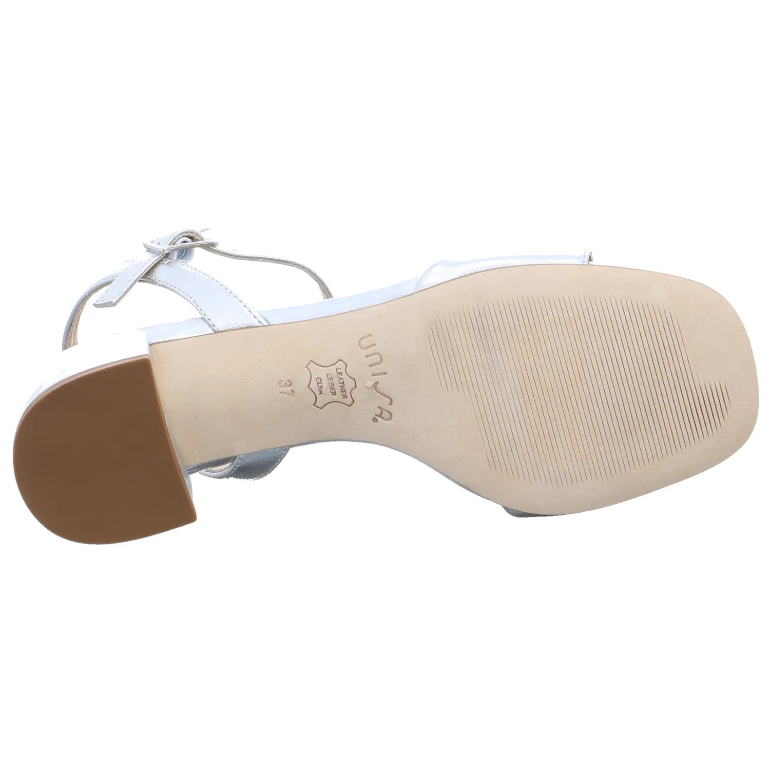 UNISA Sandalette Silber Leder
