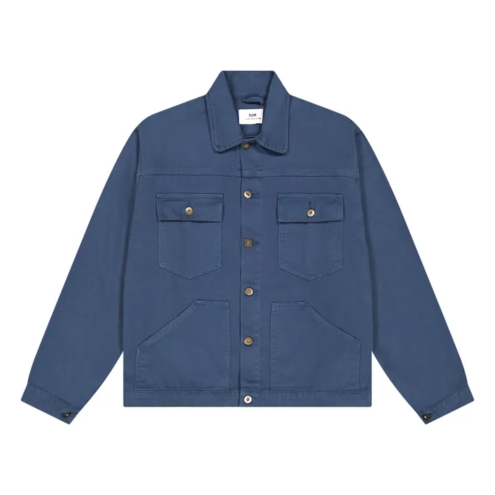 Olow Veste Hekinan Coton Bio | Bleu
