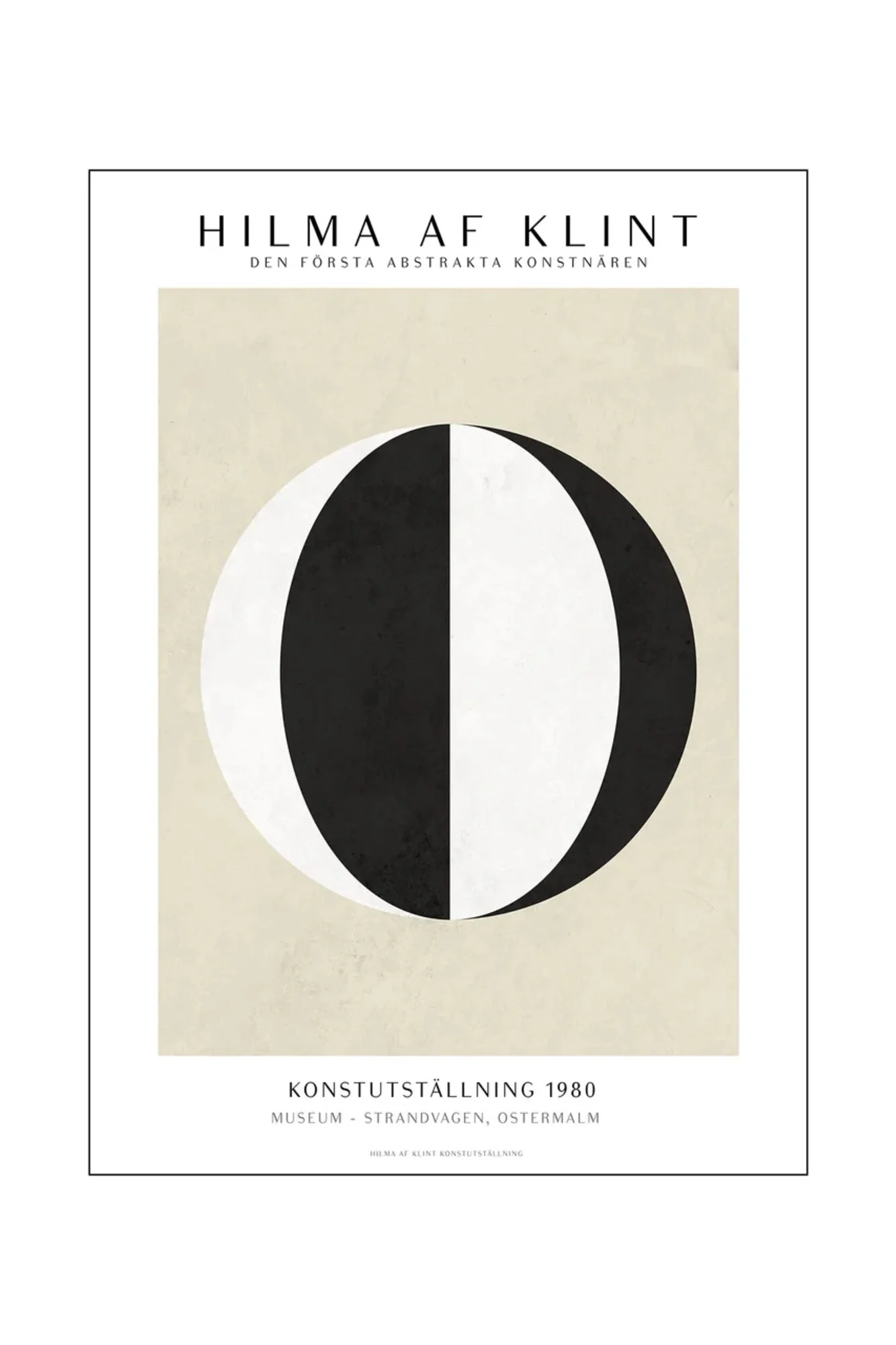 Poster & Frame  Hilma af Klint Abstract Circles plakat - A5