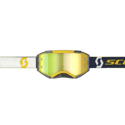 Masque cross Scott FURY YELLOW/BLUE 2023 - Jaune / Bleu