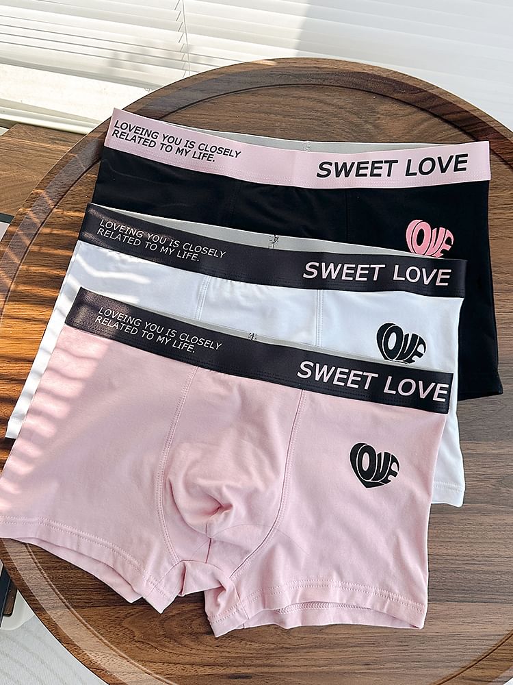 Pancherry - Brief met tailleband en letters