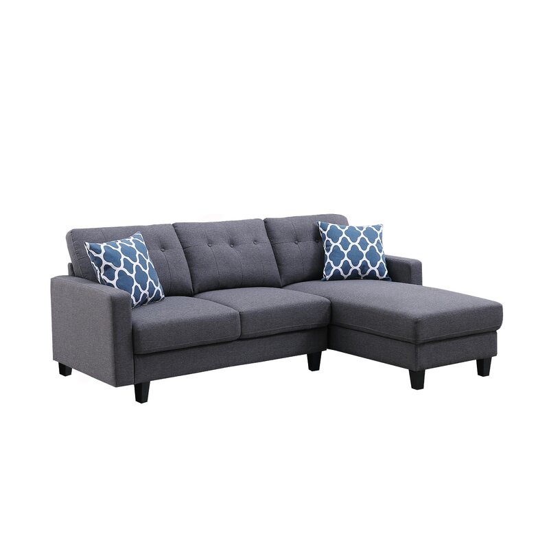 Yadira 84&prime;&prime; Wide Reversible Sofa & Chaise