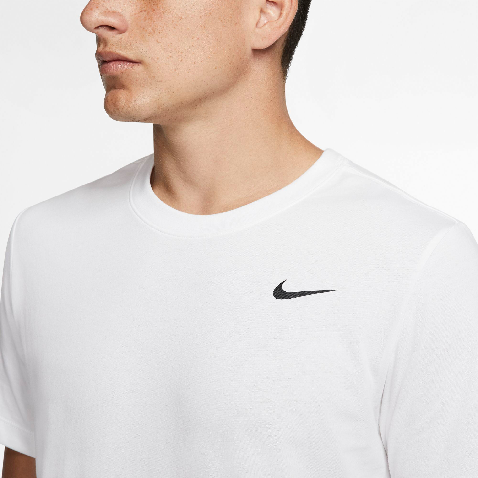 Nike Dri-Fit T-shirt Hommes - Blanc , Noir