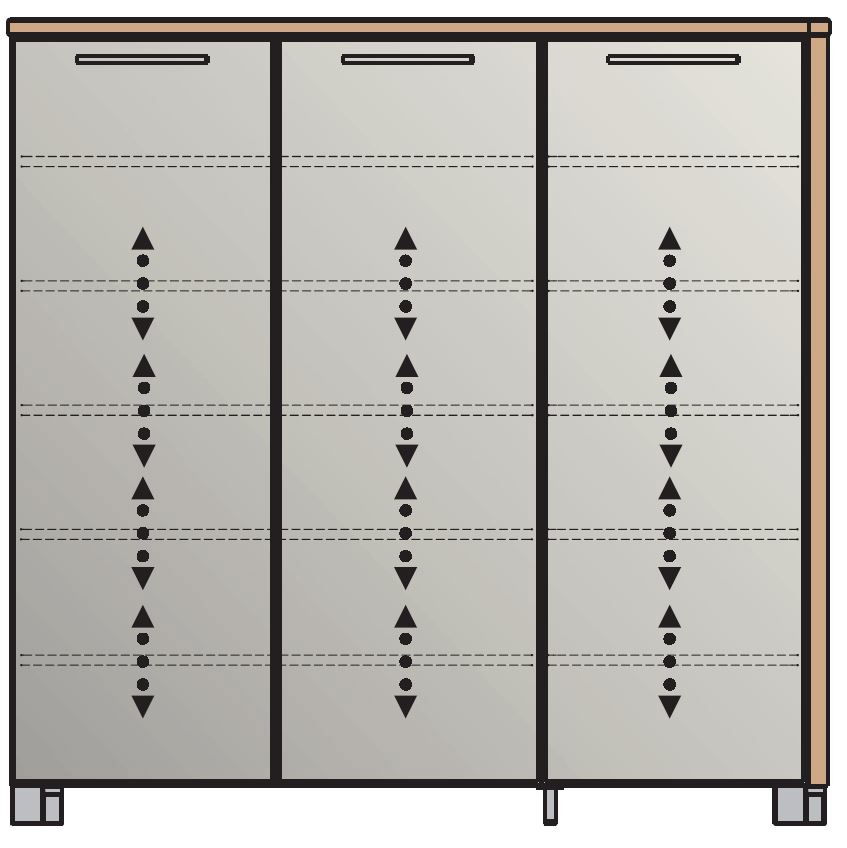 VOSS XL-Schuhschrank SANTINA