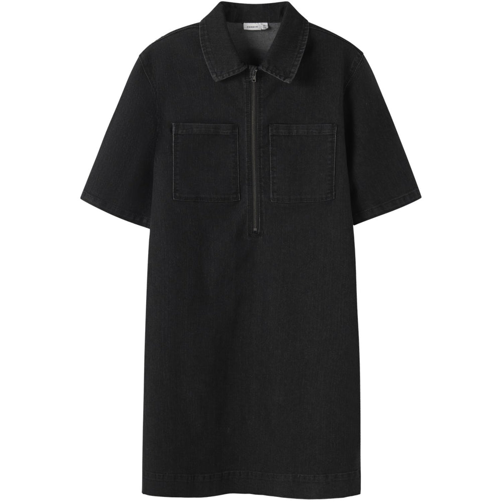 Køb Name It Dark Grey Denim Nkfblake 1/2 Loose Dnm Kjole 6355-Ft R