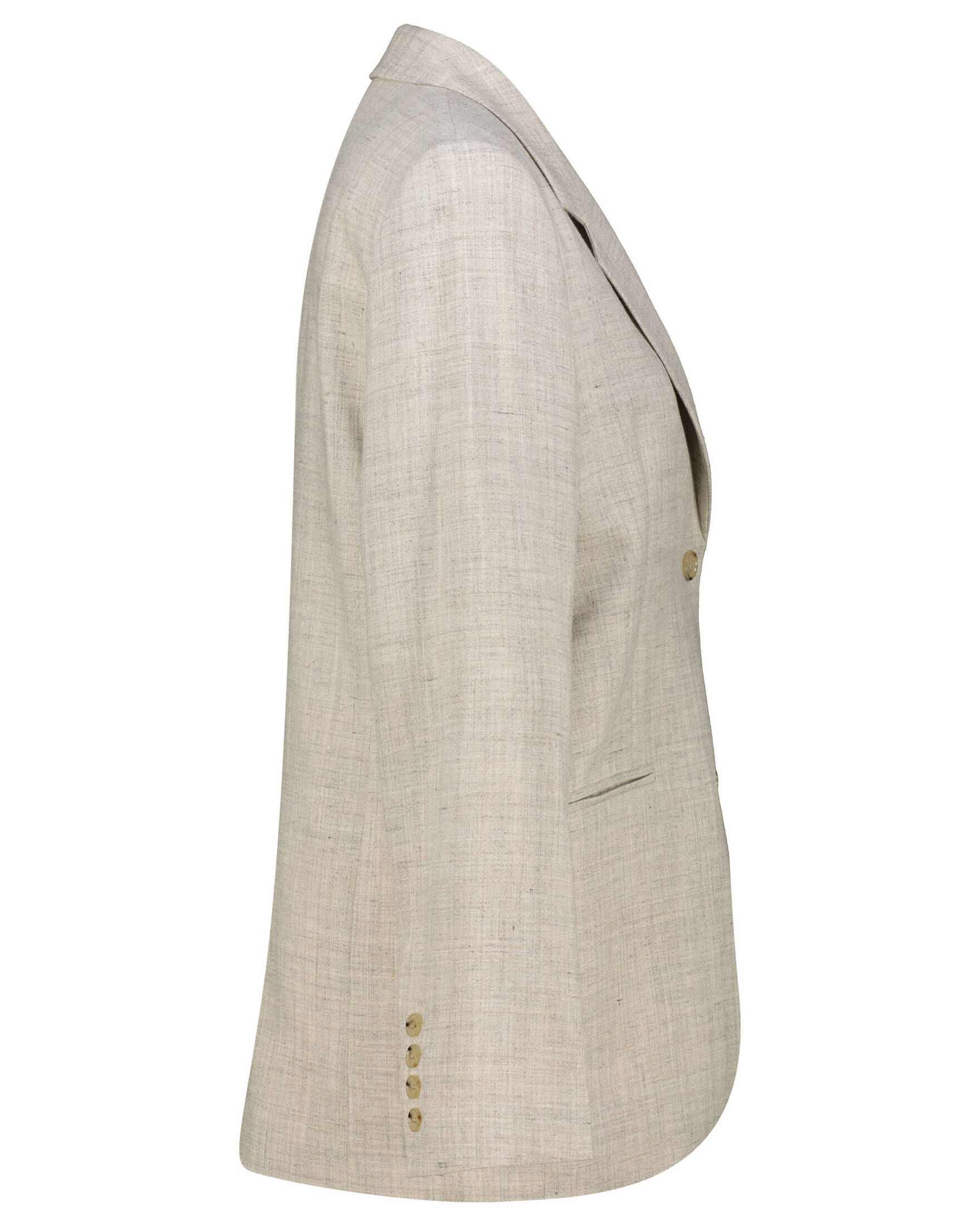 Totême| Damen Blazer mit Leinen TAILORED SUIT JACKET Regular Fit