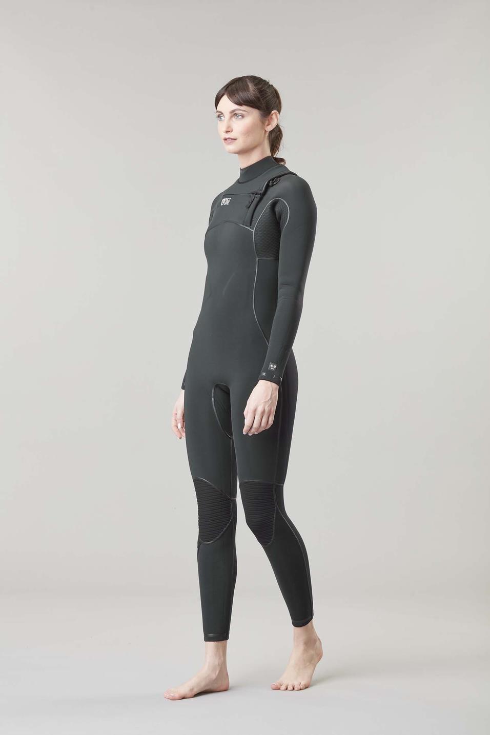 Picture DOME Women  4/3 mm - FRONT ZIP Black
