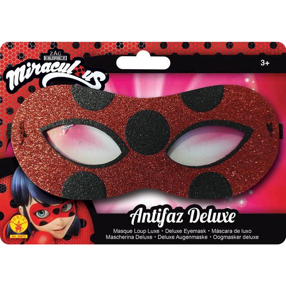 Masque brillant loup pailleté Miraculous Ladybug