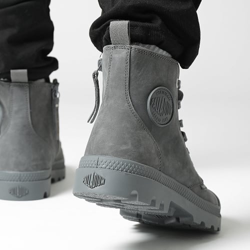 Boots Pampa Hi Zip Nubuck 06440 Grey