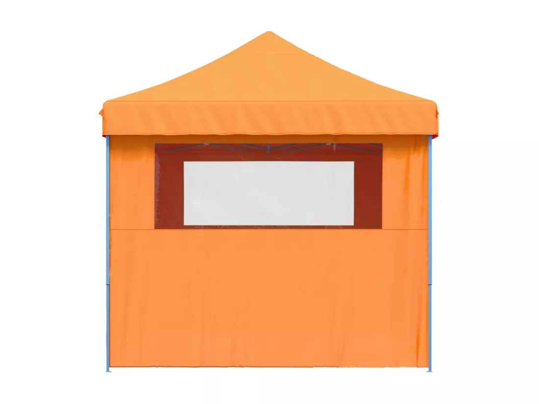 Tente de réception pliable escamotable avec 4 parois latérales