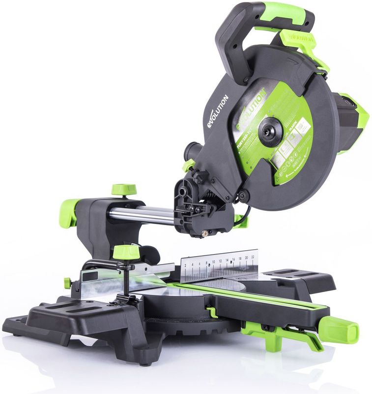 Evolution Power Tools F255SMS - Multifunctionele Glijverstekzaag - 255 mm - 1600 W - 230 V