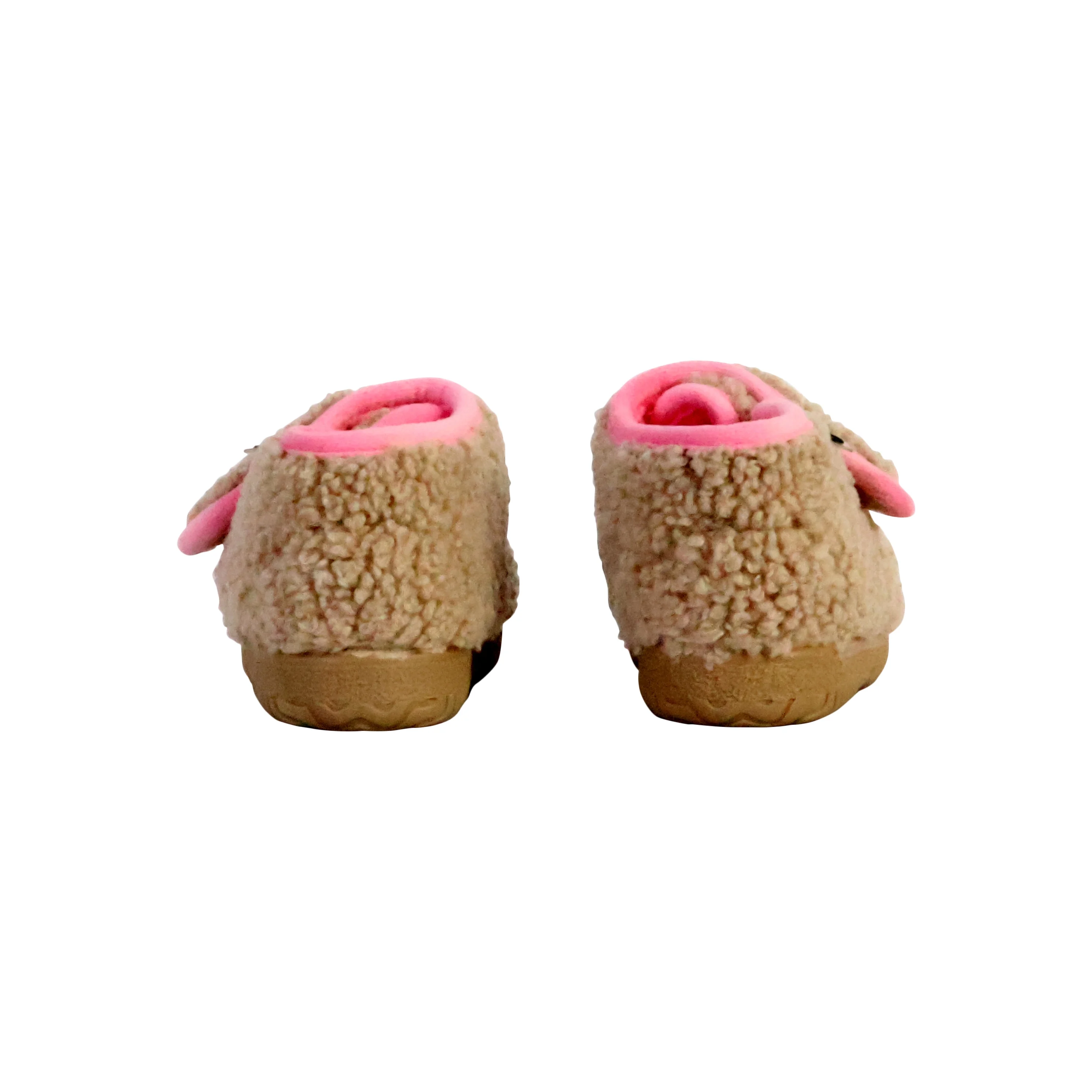 Chausson à scratch enfant | Beige