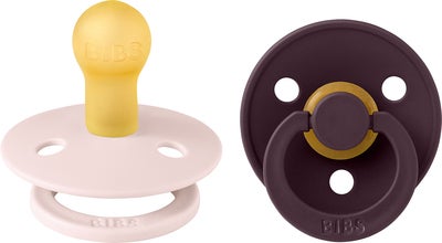 BIBS Colour Smokk 2-Pakk Str 1, Petal/Plum