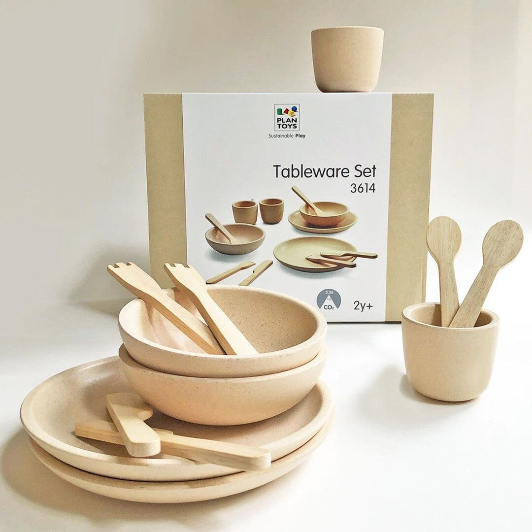 Plan toys speelservies - 12st